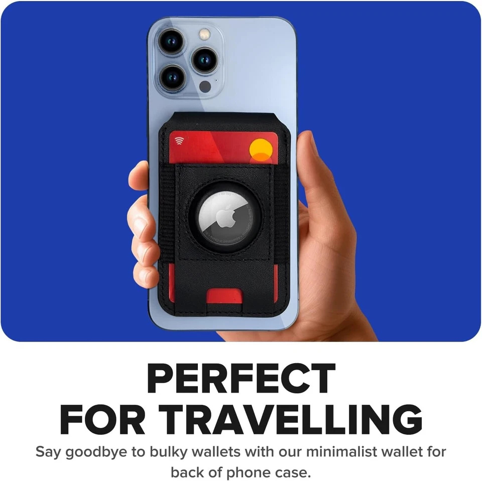 Portatarjetas magnético con soporte para billetera para iPhone 16 15 14 13 Foto 2 de 4