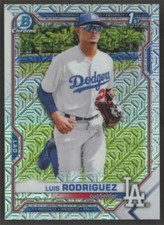 2021 Bowman Chrome #BCP-196 Luis Rodriguez Prospects Mojo Refractor