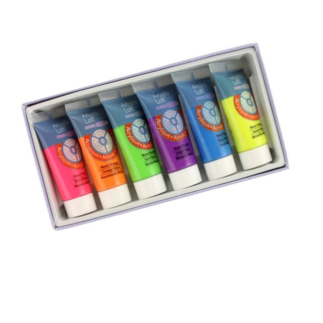 Neon Acrylic Paint Set by Artist's Loft eBay