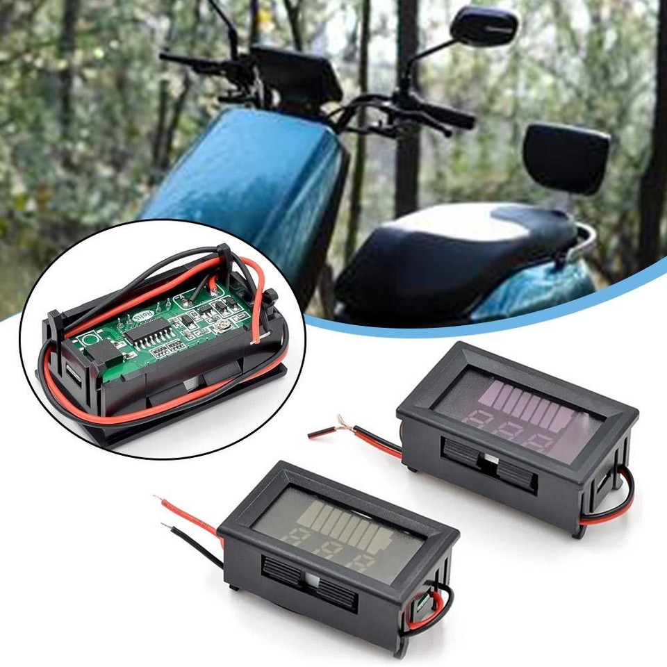 Battery Level Capacity Volt Indicator Tester Display Components NEW eBay