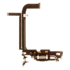 Flex Cable Charge Port Assembly for Apple iPhone 13 Pro Max Black Premium