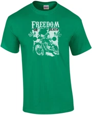 Freedom Or Death Patriotic Motorcycle T-Shirt