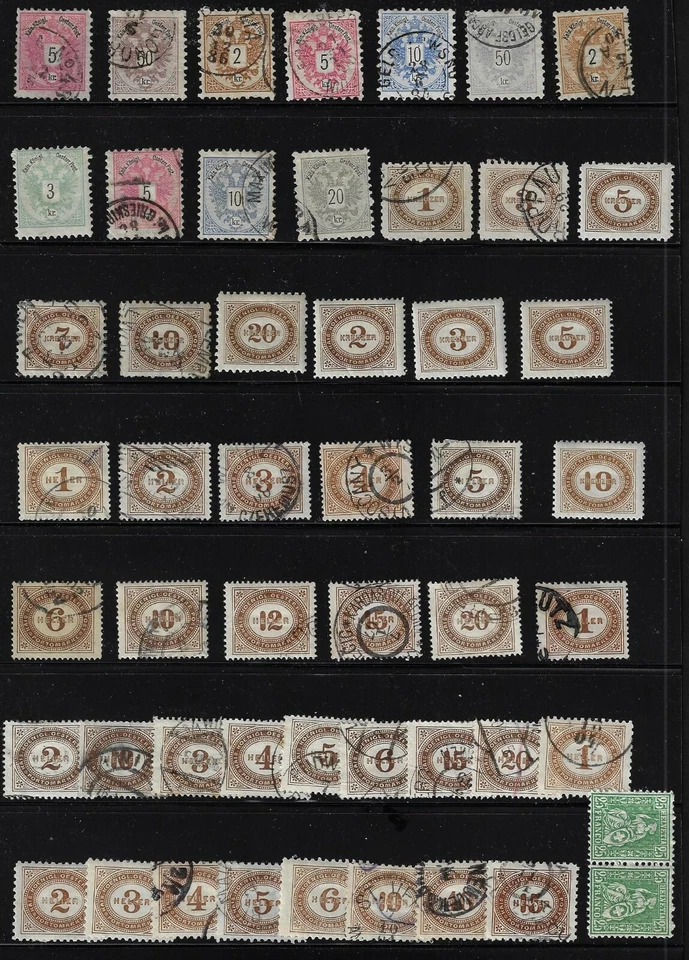 Selos clássicos da Europa 1870 década de 1940 ÁUSTRIA ITÁLIA BÉLGICA SUÉCIA BÉLGICA SUÍÇA - Imagem 4 de 4