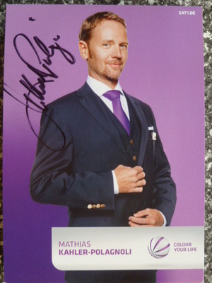 Mathias Kahler-Polagnoli - Sat. 1 autograph card ''one like none''
