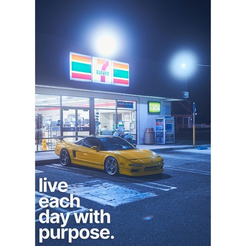 Motivational Poster – Acura NSX with Inspiring Text #001 - Picture 9 of 14