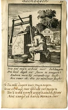 Antique Print-PROFESSION-STEENZAGER-STONE SAWER-Luiken-Clara-c.1700