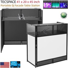 Ginkman 41 x 20 x 45 inch Portable DJ Facade Table Station  Portable Travel Bag