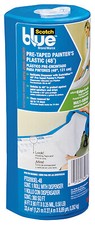 Painter's Tape, 30 yd L, 48 in W, Crepe Paper Backing, Blue