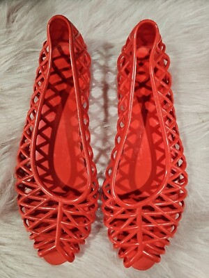 Mens Jelly Bean Jellies Shoes For Adults RED JELLY SHOES, SANDALS