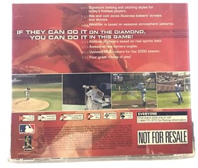 World Series Baseball 2K1 (Sega Dreamcast, 2000) NOT FOR RESALE, Tested, CIB