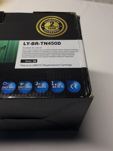 LINKYO LY-BR-TN450D Premium Cartridge for Brother. FACTORY SEALED. - Picture 4 of 4
