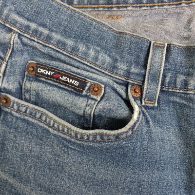 DKNY JEANS Straight Cut High Rise Waist 