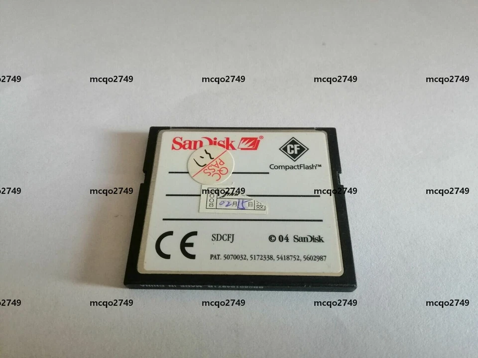 sandisk  1GB  CF Memory CARD compact flash card SDCFJ/SDCFB - Image 3 of 3