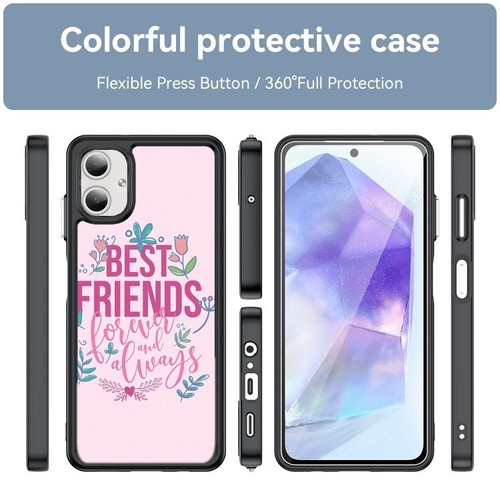 Friends forever Bff BEST Anti fall Case For iPhone SE4 16e 14 15 16 Plus Pro Max - Picture 8 of 25