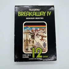 Breakaway IV by Telegames for Atari 2600 With Box