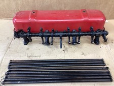 Ih/ Farmall M Tractor Engine Motor Rocker Arm Assembly/ 8 Push Rods/ Valve Cover