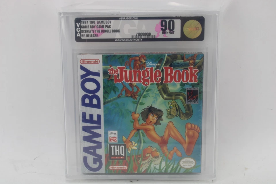 Disney's The Jungle Book Nintendo Game Boy New VGA Graded Gold Level 90 NM+/MT - Image 2 of 4