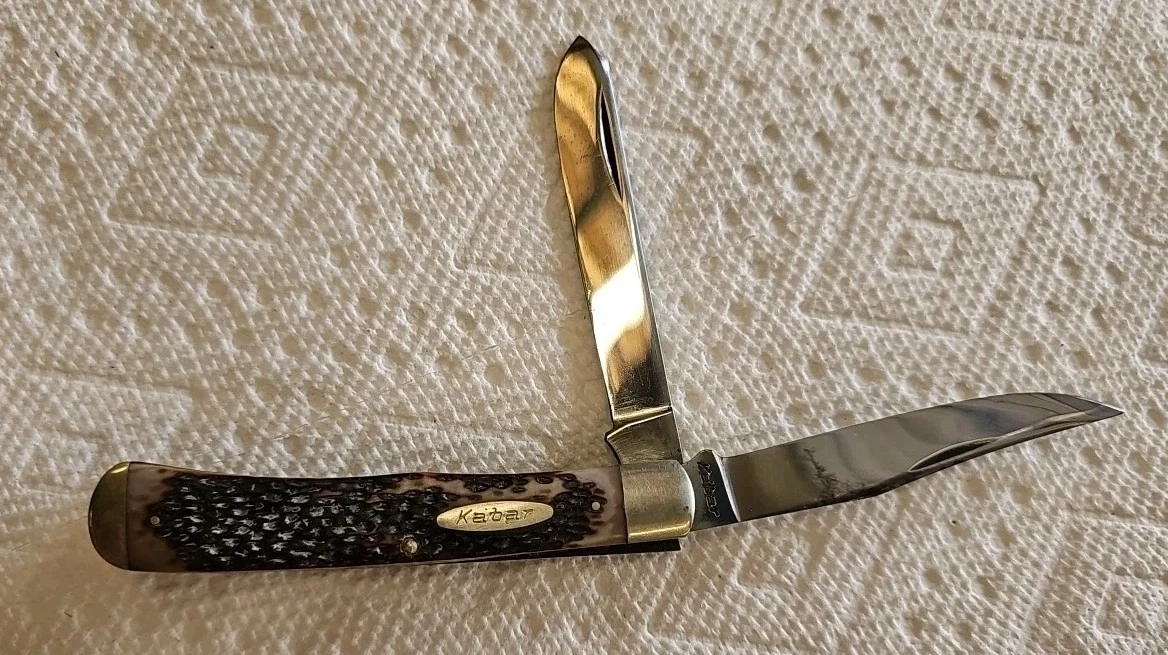 KA-BAR ビンテージ 2枚刃 スウェルセンターペンナイフ KA-BAR Original
