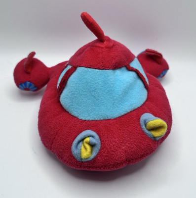 Disney Little Einstein's Rocket Space Ship Plush Red Stuffed Toy VTG