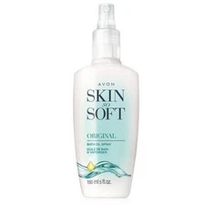  Avon Skin So Soft Original Bath Oil, Spray with Pump, 5 Oz