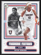 2025 Donruss WNBA #4 Rhyne Howard Franchise Features Press Proof
