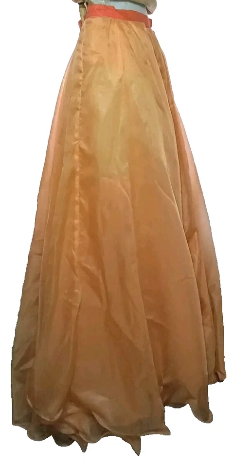 Maxi Falda Larga Too En Capas Mujer/Junior 25" Cintura NY Broadway Teatro De Colección Foto 4 de 4