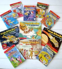11 PC LOT Magic School Bus Books Scholastic Vintage VARIETY Chapter Books ~ NICE