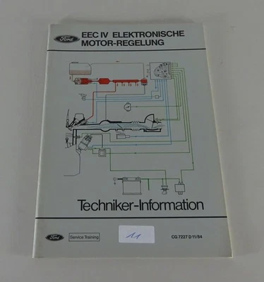 Technische Information Service Training Ford EEC IV Elektronische Motor-Regelung - Bild 1 von 4