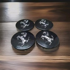 4pcs Fits Ferrari F430 458 California Carbon Fiber Wheel Hub Center Cap 281089