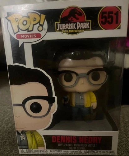Dennis Nedry Jurassic Park(25th Anniversary) Funko Pop Movies Vinyl #551
