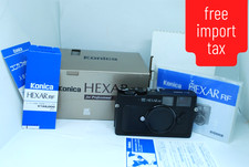 "NEAR MINT BOXED"Konica Hexar RF 35mm Rangefinder Film Camera Body Only 6120