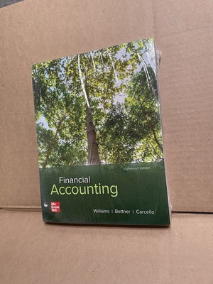 Financial Accounting 18th Edition Loose-leaf by Bettner / Haka & Williams - NEW 