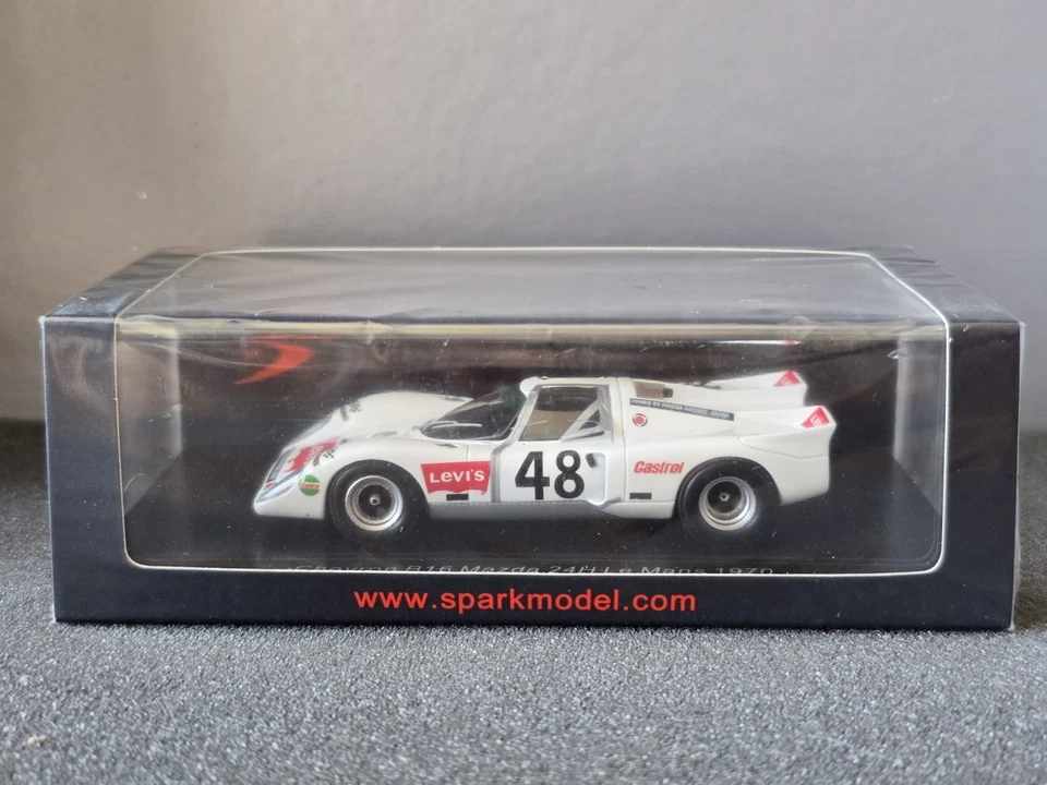 SPARK S9400 - CHEVRON B16 MAZDA #48 24H Le Mans 1970 - 1:43 SCALE - New & Sealed — 第 2/4 张图片