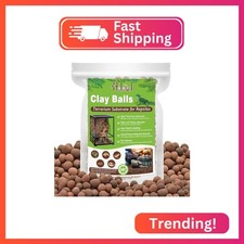 Halatool 2QT Leca Clay Balls for Terrarium Substrate   Lightweight Drainage