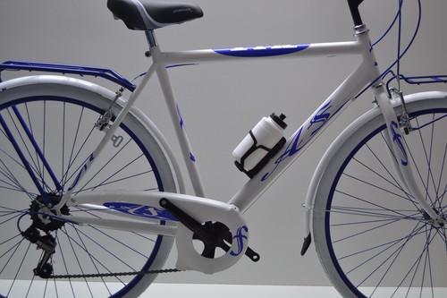 Bici 28 uomo bianco blu personalizzabile - Foto 2 di 6