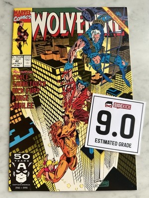 Wolverine #42 VF/NM 9.0 - Buy 5 for FREE Ship! (Marvel, 1991) YD