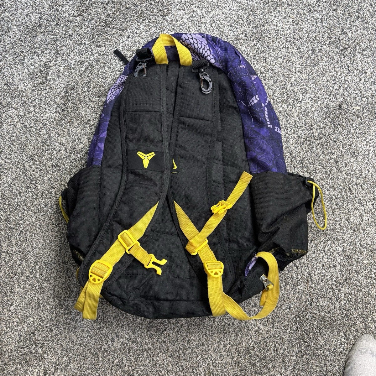 Kobe Bryant Limited Nike Black Mamba Lakers Purple Backpack Bag