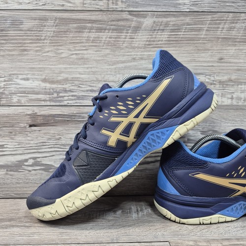 Zapatillas deportivas Asics Gel Challenger para hombre talla 9,5 azul dorado tenis encurtido - Imagen 11 de 13
