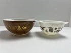 Pyrex Vintage Early American Cinderella Mixing Bowls Set of 2 #441 #442