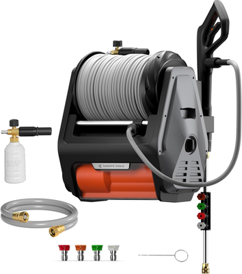 #ad Grandfalls 3700PSI Wall Mounted Pressure Washer with 100ft Hose $1166.99