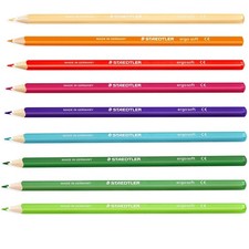 Staedtler 157 Ergosoft Triangular Colouring Pencils Singles, Pack of 3 or 12s
