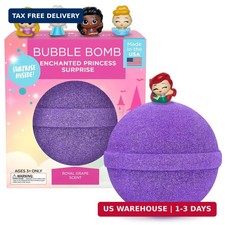 Princess Bath Bombs for Girls with Surprise Toys Inside 1 Pack Large Fizzy ...