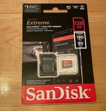 SanDisk Extreme MicroSDXC With Adapter 128GB