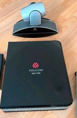 Polycom HDX 8000 Videokonferenz-System, Auflösung: 1920 x 1080, Top Zustand 