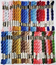 50 DMC #3 Perle Pearl Embroidery Floss Lot of 50 Different Colors 761 to 904