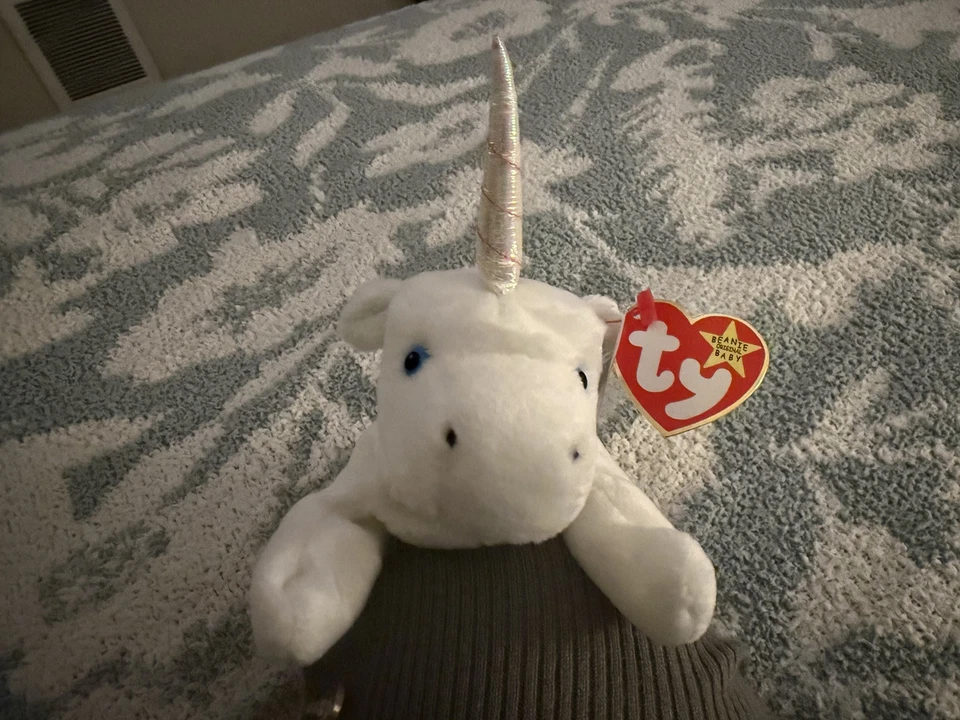 Mystic Unicorn Ty The Beanie Babies Collection May 21, 1994 P.V.C. Pellets 1993 - Image 4 of 4