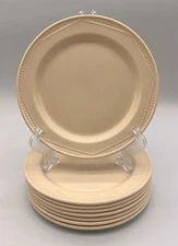 Set Of 8 Steelite International Ivory Side Plates  Raised Scroll Octagonal Band
