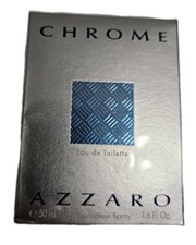 Chrome By Azzaro 1.6 oz / 50 ml Eau de Toilette For Men MSPR 86 FREE SHIPPING
