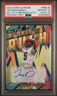 2024 Topps Chrome All-Etch Rookie Rush Jayden Daniels Commanders PSA 10 Auto 10