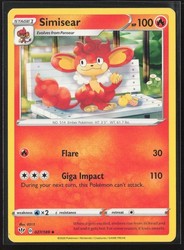 Simisear 027/189 Darkness Ablaze